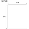 image:imageGolden State Art 25 Pack Backing Boards 16x20 Backer Boards for Frames  White Uncut Mat Backing for Art Prints Frames Photos Crafts and DIY Projects