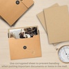 image:imageGolden State Art 50 Pack 12x12 Corrugated Cardboard Sheet Flat Cardboard Pads Inserts 116 Thick Great for Crafts Mailing Packaging Kraft Brown  Card board Square Filler Pads for Art Crafts Photos amp Packaging Shipping BrownBrown15 Pack
