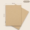 image:imageGolden State Art 50 Pack 12x12 Corrugated Cardboard Sheet Flat Cardboard Pads Inserts 116 Thick Great for Crafts Mailing Packaging Kraft Brown  Card board Square Filler Pads for Art Crafts Photos amp Packaging Shipping BrownBrown50 Pack