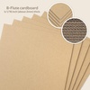 image:imageGolden State Art 50 Pack 12x12 Corrugated Cardboard Sheet Flat Cardboard Pads Inserts 116 Thick Great for Crafts Mailing Packaging Kraft Brown  Card board Square Filler Pads for Art Crafts Photos amp Packaging Shipping BrownBrown15 Pack