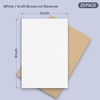 image:imageGolden State Art 50 Pack 12x12 Corrugated Cardboard Sheet Flat Cardboard Pads Inserts 116 Thick Great for Crafts Mailing Packaging Kraft Brown  Card board Square Filler Pads for Art Crafts Photos amp Packaging Shipping BrownWhite25 Pack
