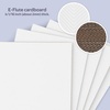 image:imageGolden State Art 50 Pack 12x12 Corrugated Cardboard Sheet Flat Cardboard Pads Inserts 116 Thick Great for Crafts Mailing Packaging Kraft Brown  Card board Square Filler Pads for Art Crafts Photos amp Packaging Shipping BrownWhite25 Pack