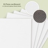 image:imageGolden State Art 50 Pack 18 16x20 Corrugated Cardboard Sheets for Packing  White Flat Square Inserts Layer Pads for Mailing Packaging or Art Crafts Photo Backing Oneside White50 Pack