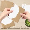image:imageGolden State Art 50 Pack 18 16x20 Corrugated Cardboard Sheets for Packing  White Flat Square Inserts Layer Pads for Mailing Packaging or Art Crafts Photo Backing Oneside White50 Pack