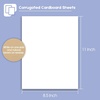 image:imageGolden State Art 50 Pack 18 16x20 Corrugated Cardboard Sheets for Packing  White Flat Square Inserts Layer Pads for Mailing Packaging or Art Crafts Photo Backing Oneside White10 Pack