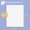 image:imageGolden State Art 50 Pack 18 16x20 Corrugated Cardboard Sheets for Packing  White Flat Square Inserts Layer Pads for Mailing Packaging or Art Crafts Photo Backing Oneside White10 Pack