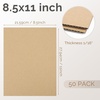 image:imageGolden State Art 50 Pack 9x12 Corrugated Cardboard Sheets Brown  Flat Cardboard Inserts Layer Pads For Packaging Shipping Mailing For Crafting ArtBrown