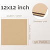 image:imageGolden State Art 50 Pack 9x12 Corrugated Cardboard Sheets Brown  Flat Cardboard Inserts Layer Pads For Packaging Shipping Mailing For Crafting ArtBrown