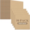 image:imageGolden State Art 50 Pack 9x12 Corrugated Cardboard Sheets Brown  Flat Cardboard Inserts Layer Pads For Packaging Shipping Mailing For Crafting ArtBrown
