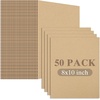 image:imageGolden State Art 50 Pack 9x12 Corrugated Cardboard Sheets Brown  Flat Cardboard Inserts Layer Pads For Packaging Shipping Mailing For Crafting ArtBrown