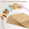 image:imageGolden State Art 50 Pack 9x12 Corrugated Cardboard Sheets Brown  Flat Cardboard Inserts Layer Pads For Packaging Shipping Mailing For Crafting ArtBrown