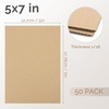 image:imageGolden State Art 50 Pack 9x12 Corrugated Cardboard Sheets Brown  Flat Cardboard Inserts Layer Pads For Packaging Shipping Mailing For Crafting ArtBrown
