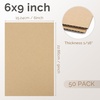 image:imageGolden State Art 50 Pack 9x12 Corrugated Cardboard Sheets Brown  Flat Cardboard Inserts Layer Pads For Packaging Shipping Mailing For Crafting ArtBrown