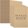 image:imageGolden State Art 50 Pack 9x12 Corrugated Cardboard Sheets Brown  Flat Cardboard Inserts Layer Pads For Packaging Shipping Mailing For Crafting ArtBrown