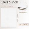 image:imageGolden State Art 50 Pack 9x12 Corrugated Cardboard Sheets Brown  Flat Cardboard Inserts Layer Pads For Packaging Shipping Mailing For Crafting ArtWhite