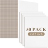 image:imageGolden State Art 50 Pack 9x12 Corrugated Cardboard Sheets Brown  Flat Cardboard Inserts Layer Pads For Packaging Shipping Mailing For Crafting ArtWhite