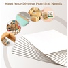 image:imageGolden State Art 50 Pack 9x12 Corrugated Cardboard Sheets Brown  Flat Cardboard Inserts Layer Pads For Packaging Shipping Mailing For Crafting ArtWhite