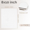 image:imageGolden State Art 50 Pack 9x12 Corrugated Cardboard Sheets Brown  Flat Cardboard Inserts Layer Pads For Packaging Shipping Mailing For Crafting ArtWhite