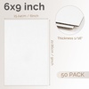 image:imageGolden State Art 50 Pack 9x12 Corrugated Cardboard Sheets Brown  Flat Cardboard Inserts Layer Pads For Packaging Shipping Mailing For Crafting ArtWhite