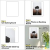 image:imageGolden State Art 8x12 Picture Mat Matte Backerboards for Framing 50 Pack  White Backing Boards for Art Prints Photos Crafts and DIY Projects11x14