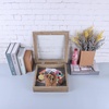 image:imageGolden State Art 8x8 Black Shadow Box Frame 2inch Depth  6 Pins Included Letter Stickers 3D Picture Frame Great for Collages Collections MementosBaby Items WeddingLight Brown
