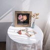 image:imageGolden State Art 8x8 Black Shadow Box Frame 2inch Depth  6 Pins Included Letter Stickers 3D Picture Frame Great for Collages Collections MementosBaby Items WeddingLight Brown