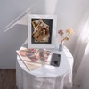 image:imageGolden State Art 8x8 Black Shadow Box Frame 2inch Depth  6 Pins Included Letter Stickers 3D Picture Frame Great for Collages Collections MementosBaby Items WeddingWhite