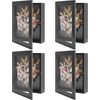 image:imageGolden State Art 8x8 Black Shadow Box Frame 2inch Depth  6 Pins Included Letter Stickers 3D Picture Frame Great for Collages Collections MementosBaby Items WeddingBlack