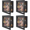 image:imageGolden State Art 8x8 Black Shadow Box Frame 2inch Depth  6 Pins Included Letter Stickers 3D Picture Frame Great for Collages Collections MementosBaby Items WeddingBlack
