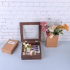 image:imageGolden State Art 8x8 Black Shadow Box Frame 2inch Depth  6 Pins Included Letter Stickers 3D Picture Frame Great for Collages Collections MementosBaby Items WeddingBrown