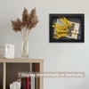 image:imageGolden State Art 8x8 Black Shadow Box Frame 2inch Depth  6 Pins Included Letter Stickers 3D Picture Frame Great for Collages Collections MementosBaby Items WeddingBlack