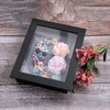 image:imageGolden State Art 8x8 Black Shadow Box Frame 2inch Depth  6 Pins Included Letter Stickers 3D Picture Frame Great for Collages Collections MementosBaby Items WeddingBlack