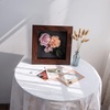 image:imageGolden State Art 8x8 Black Shadow Box Frame 2inch Depth  6 Pins Included Letter Stickers 3D Picture Frame Great for Collages Collections MementosBaby Items WeddingBrown