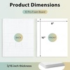 image:imageGolden State Art 9x12 Self Adhesive White Foam Boards 316 Thick 10 Pack  One Side Adhesive WarpResistant Acid Free Lightweight but Sturdy For Projects Pictures Decorations amp Craft Display8x10