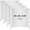 image:imageGolden State Art Foam Board Trifold 28x44x316 Large White Presentation Portable Display Board for Science Fair School DIY Project and Business Exhibitions4 Pack