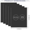 image:imageGolden State Art Foam Boards 5x7 Black 25 Pack 316 Inch Thick  Polystyrene Acid Free WarpResistant Poster Board For Presentation Signage School Crafts Office Art Projects DecorationBlack