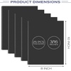 image:imageGolden State Art Foam Boards 5x7 Black 25 Pack 316 Inch Thick  Polystyrene Acid Free WarpResistant Poster Board For Presentation Signage School Crafts Office Art Projects DecorationBlack