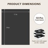 image:imageGolden State Art Pack of 10 316 Thick 11x14 Black Foam Boards 11x14 Black  Acid Free Polystyrene WarpResistant Rigid Foam Core Board for Modeling Billboard Painting Framing Photo MountingBlack