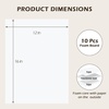 image:imageGolden State Art Pack of 10 316 Thick 11x14 Black Foam Boards 11x14 Black  Acid Free Polystyrene WarpResistant Rigid Foam Core Board for Modeling Billboard Painting Framing Photo MountingWhite