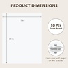 image:imageGolden State Art Pack of 10 316 Thick 11x14 Black Foam Boards 11x14 Black  Acid Free Polystyrene WarpResistant Rigid Foam Core Board for Modeling Billboard Painting Framing Photo MountingWhite