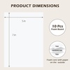 image:imageGolden State Art Pack of 10 316 Thick 11x14 Black Foam Boards 11x14 Black  Acid Free Polystyrene WarpResistant Rigid Foam Core Board for Modeling Billboard Painting Framing Photo MountingWhite