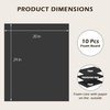 image:imageGolden State Art Pack of 10 316 Thick 11x14 Black Foam Boards 11x14 Black  Acid Free Polystyrene WarpResistant Rigid Foam Core Board for Modeling Billboard Painting Framing Photo MountingBlack