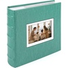 image:imagePhoto Album Hold 200 4x6 Photos with Front Window for DIY Crystal Green  Memo Writing SpaceSuede Faux Leather Picture Albums Picture Book 200 Pockets Fits 4x6 Photo Travel Wedding MemoriesCrystal Green