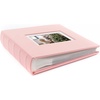 image:imagePhoto Album Hold 200 4x6 Photos with Front Window for DIY Crystal Green  Memo Writing SpaceSuede Faux Leather Picture Albums Picture Book 200 Pockets Fits 4x6 Photo Travel Wedding MemoriesPink