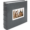 image:imagePhoto Album Hold 200 4x6 Photos with Front Window for DIY Crystal Green  Memo Writing SpaceSuede Faux Leather Picture Albums Picture Book 200 Pockets Fits 4x6 Photo Travel Wedding MemoriesGrey