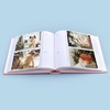 image:imagePhoto Album Hold 200 4x6 Photos with Front Window for DIY Crystal Green  Memo Writing SpaceSuede Faux Leather Picture Albums Picture Book 200 Pockets Fits 4x6 Photo Travel Wedding MemoriesPink