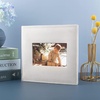 image:imagePhoto Album Hold 200 4x6 Photos with Front Window for DIY Crystal Green  Memo Writing SpaceSuede Faux Leather Picture Albums Picture Book 200 Pockets Fits 4x6 Photo Travel Wedding MemoriesCream