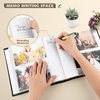 image:imagePhoto Album Hold 200 4x6 Photos with Front Window for DIY Crystal Green  Memo Writing SpaceSuede Faux Leather Picture Albums Picture Book 200 Pockets Fits 4x6 Photo Travel Wedding MemoriesBlack