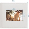 image:imagePhoto Album Hold 200 4x6 Photos with Front Window for DIY Crystal Green  Memo Writing SpaceSuede Faux Leather Picture Albums Picture Book 200 Pockets Fits 4x6 Photo Travel Wedding MemoriesCream