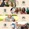 image:imagePhoto Album Hold 200 4x6 Photos with Memo Writing Space BeigeampLight Grey  Faux Leather Picture Book Fits 4x6 Photo 200 Pockets Great for Wedding Family HolidaysGrass Green